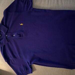 Polo by Ralph Lauren Men's purple & gold Polo Shirt